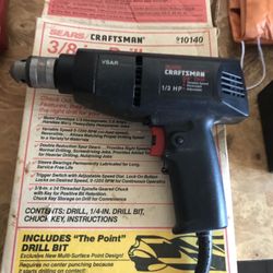 Sears Craftsman 3/8 Drill