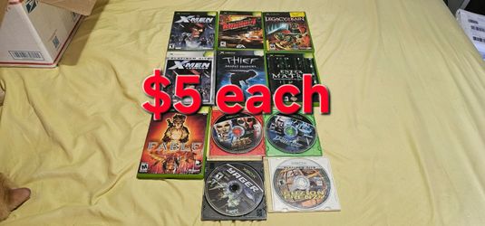 Original Xbox Games $5 each
