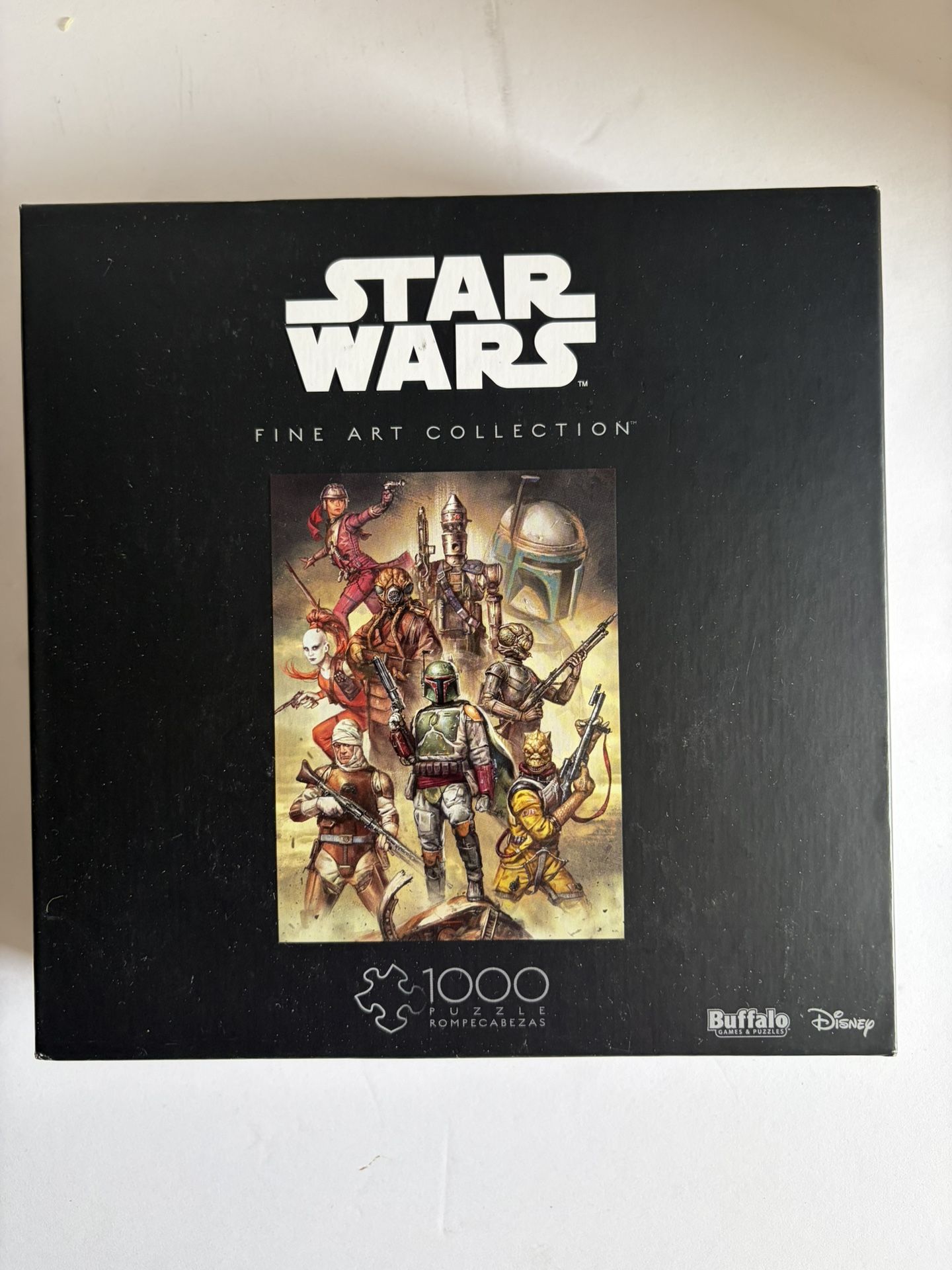NEW STAR WARS 1000 Puzzle Fine Art Collection Buffalo SCUM VILLIANY - BOUNTY HUNTERS