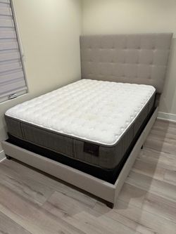Stearns & Foster queen bed