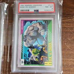 1991 Marvel Universe  Hulk Vs Leader 