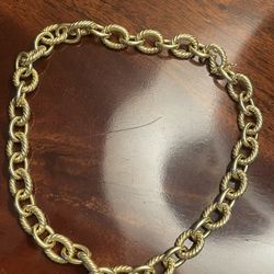 18k David Yurman Oval Link Chain