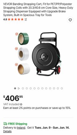 Strapping Cart Heavy Duty