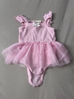 Pink Baby Girl Tutu Onesie Romper