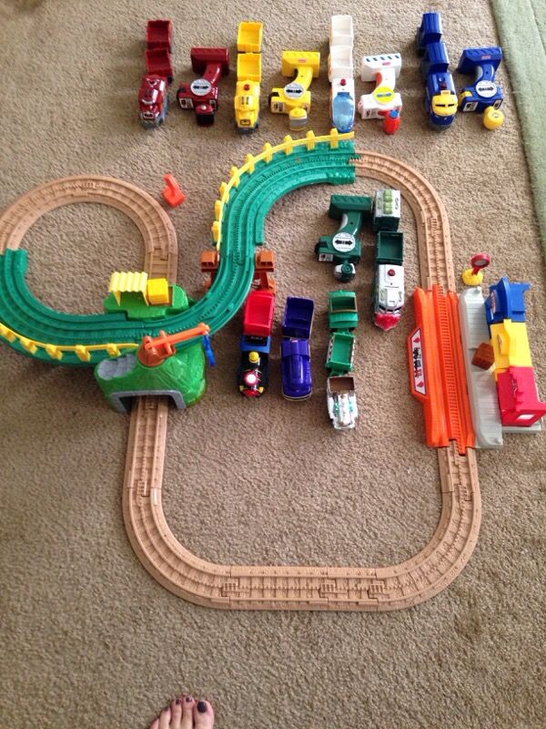 Fisher-Price GeoTrax Remote Control Timbertown Railway