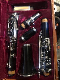 Clarinet with case