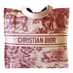 CHRISTIAN DIOR DIORVIERA Tote In Cream & Matron