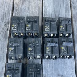 Square D breakers New Not Used (box Sold)