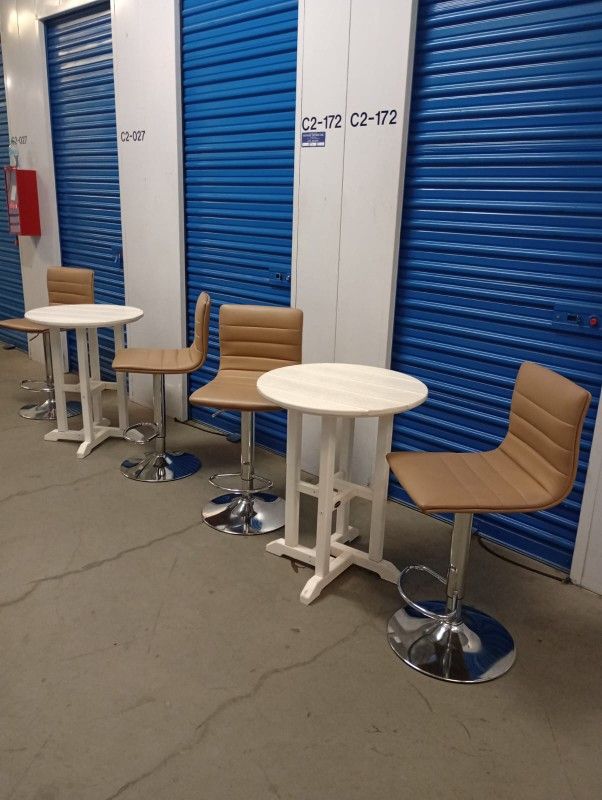 Each Set 2 Stools 1 Table $150 In Good Conditions