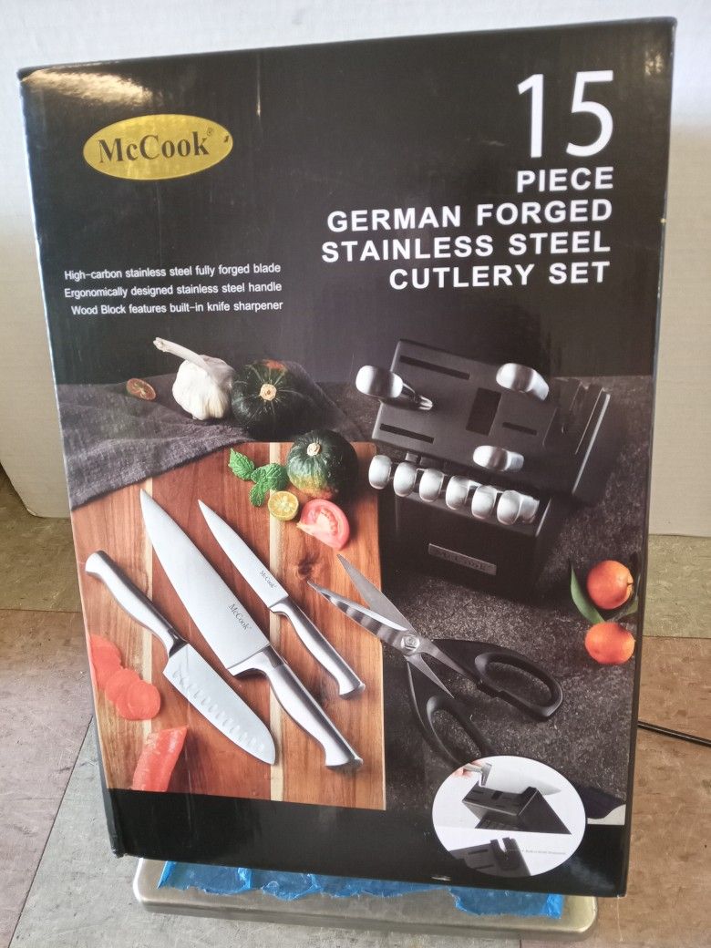 McCook 15-piece German Forged Stainless Steel Cuttery Set