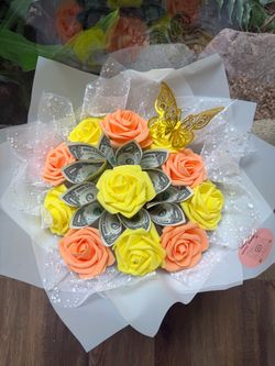 Money bouquets/Eternal Roses bouquet