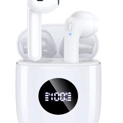 Bluetooth Headphones. Wireless Earbuds with Wireless Charging Case. Gift. Brand new