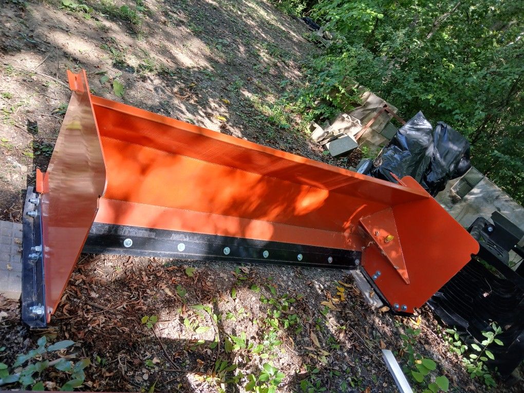 NEW Bobcat Skidsteer Snow Pusher Box 8 Foot 96" HD made In USA