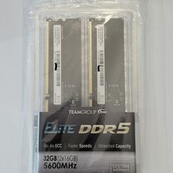 Team Group 32GB (16GB x 2) DDR5-5600 Desktop Memory RAM