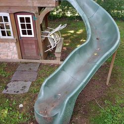 backyard play set with slide