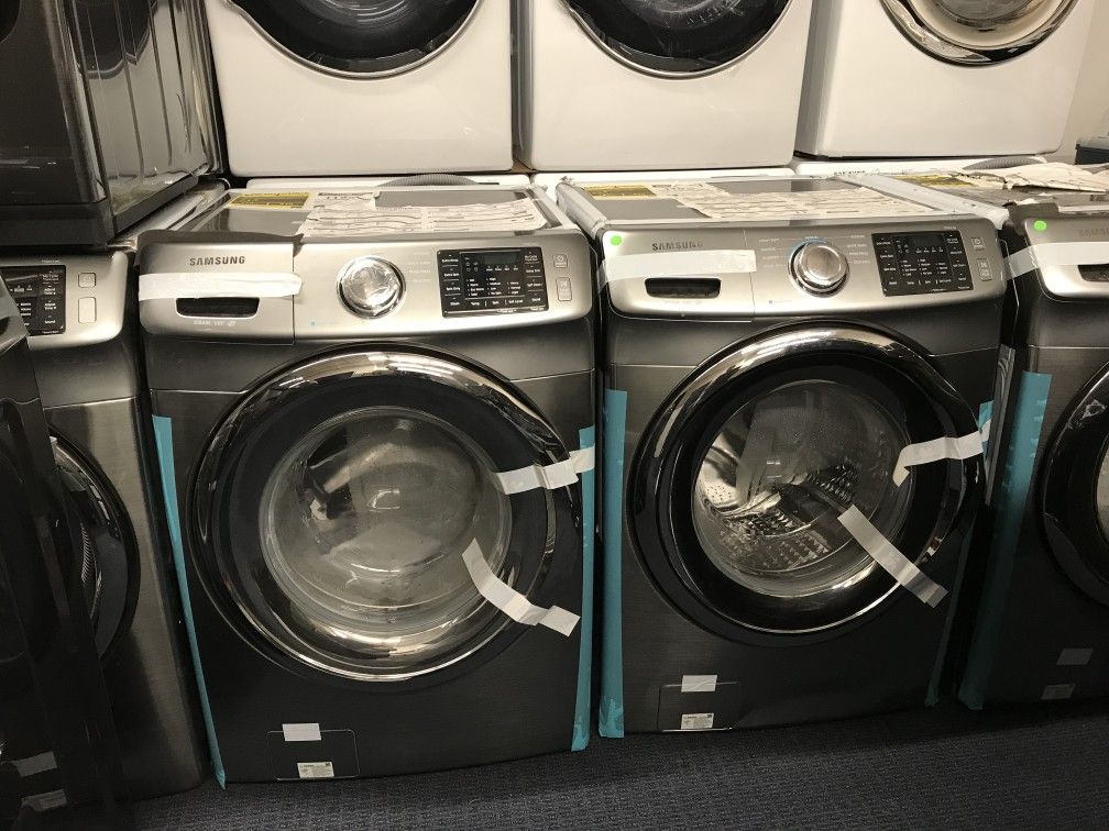 New Washer and Dryer Platinum Set - Electric and Gas