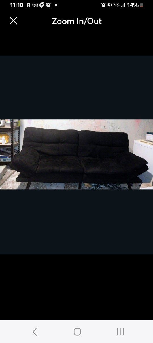 ‼️ LARGE  Futon Couch  Adjustable                  * NO  DELIVERY *‼️