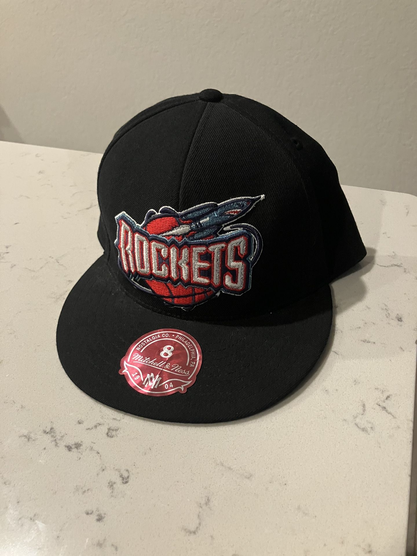 Mitchell & Ness Houston Rockets Size 8 Vintage Collection Hat Hardwood Classics