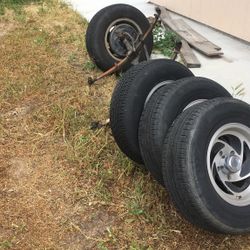 4 Rims And Tires 150$