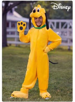 🎃 Disney Pluto Halloween Costume – Youth Medium