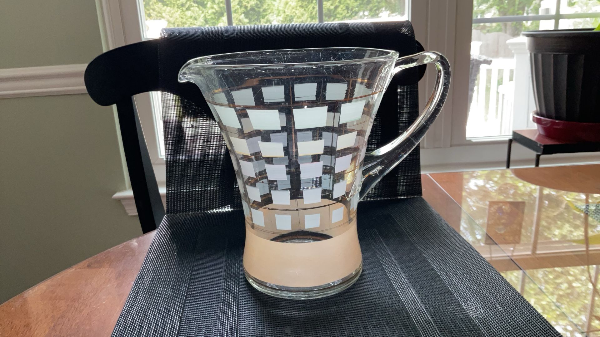 Vintage Glass Pitcher