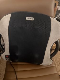 Homedics back massager heated