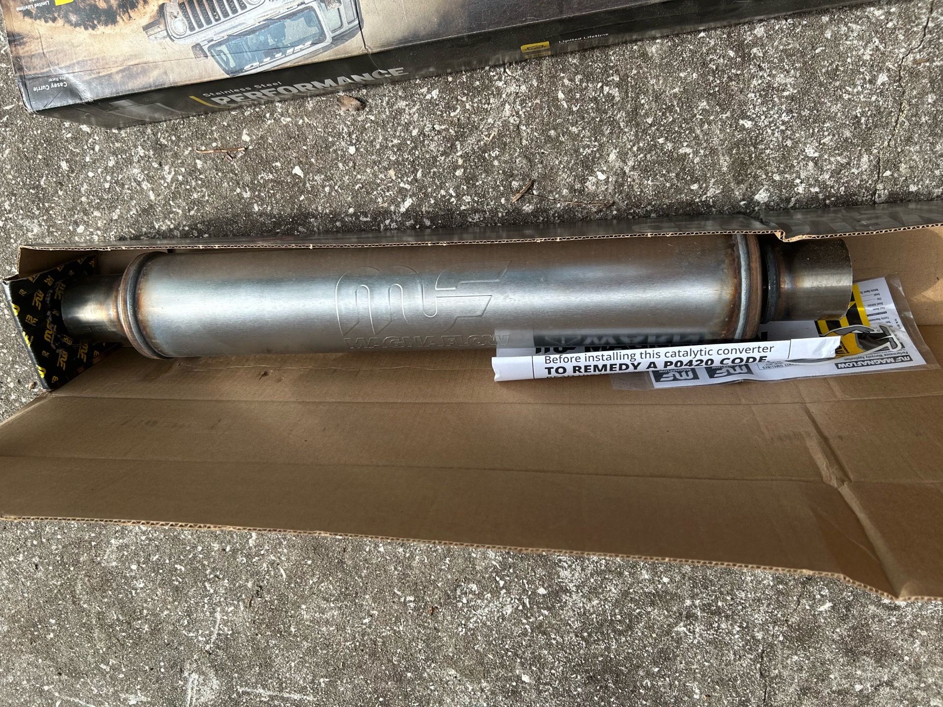 2 Magnaflow 2.5 inch resonator
