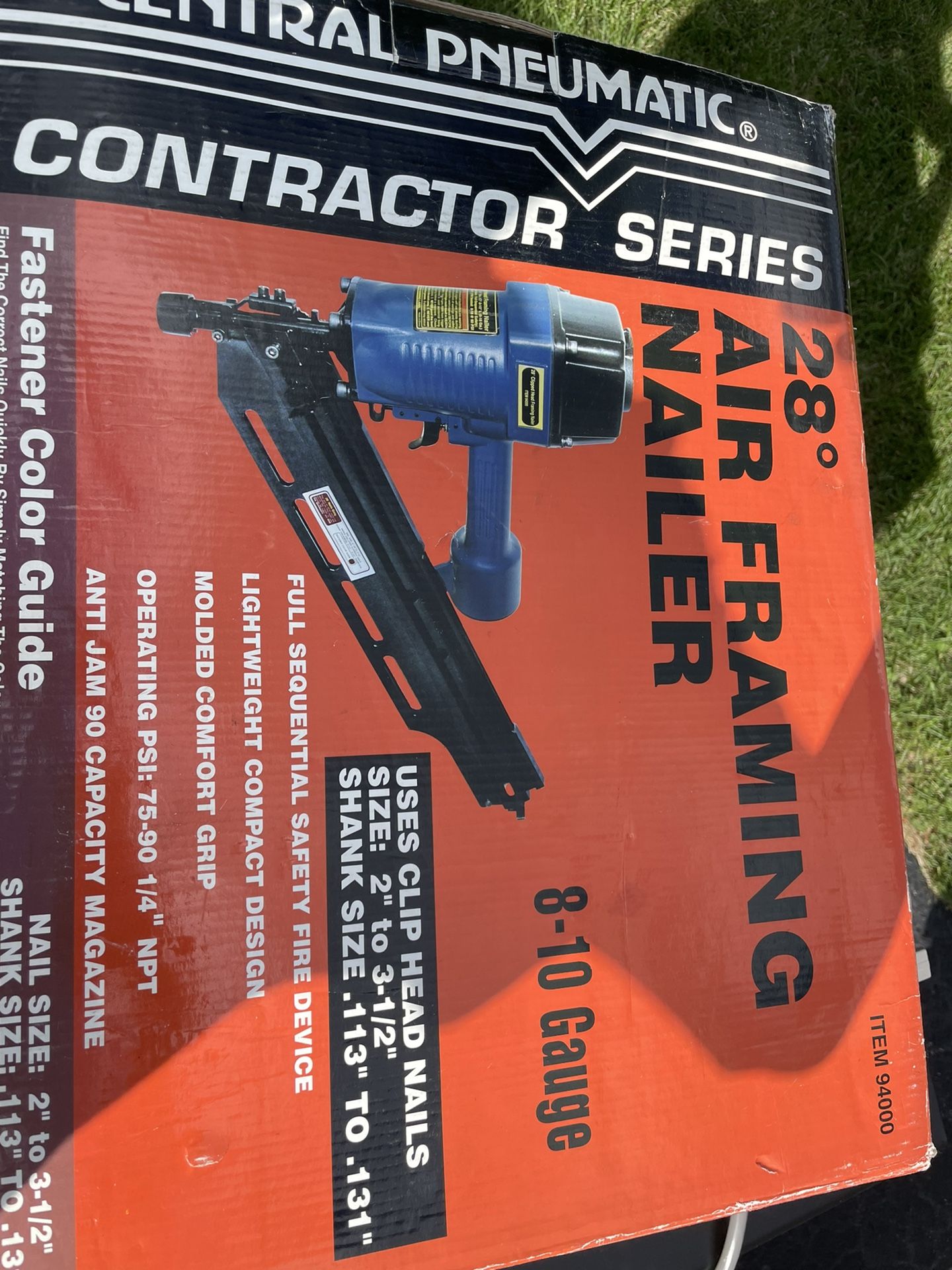 Air Framing Nailer New!