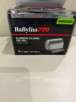 Babybliss pro aluminum coloring foil. 1 lb. Box open product not used .