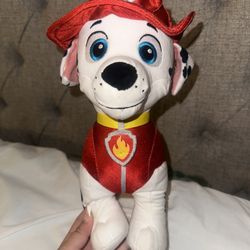 Marshall paw patrol pup plush Toy - Red and White