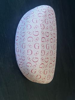 GUESS Pink Monogram Hard Eyeglass / Sunglasses Case