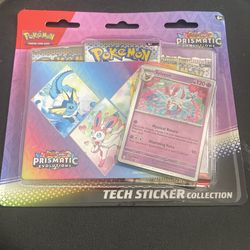 Pokemon Cards! Prismatic Tech Sticker