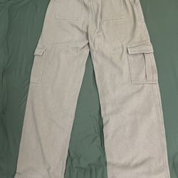 Khaki Cargo Pants  (Loose Fit)