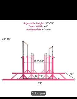 Girls gymnastics bars/ workout bars