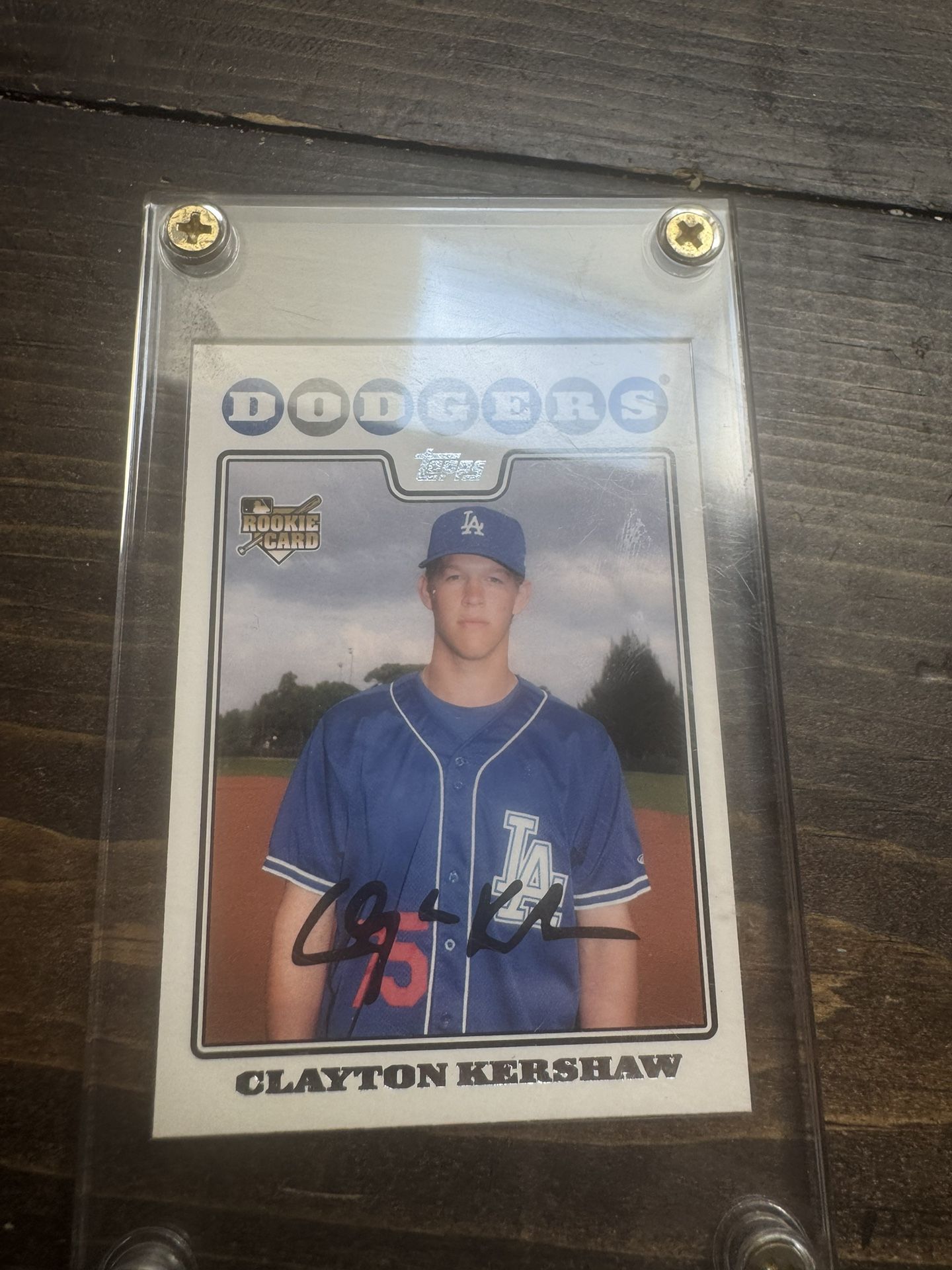 Clayton Kershaw Rookie Card Topps 