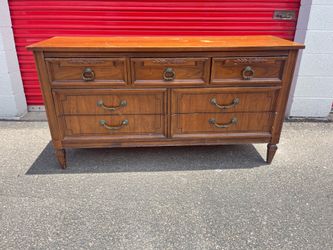 Mid-century Dixie solid wood dresser