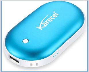 🌼 Rechargeable Hand Warmer, 5200mAh Double-Sided Instant Heating Electric Hand Warmer Power Bank, Up to 11Hrs, USB Portable Handwarmer Pocket Heater,