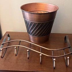 Copper Finish Accessories Set  