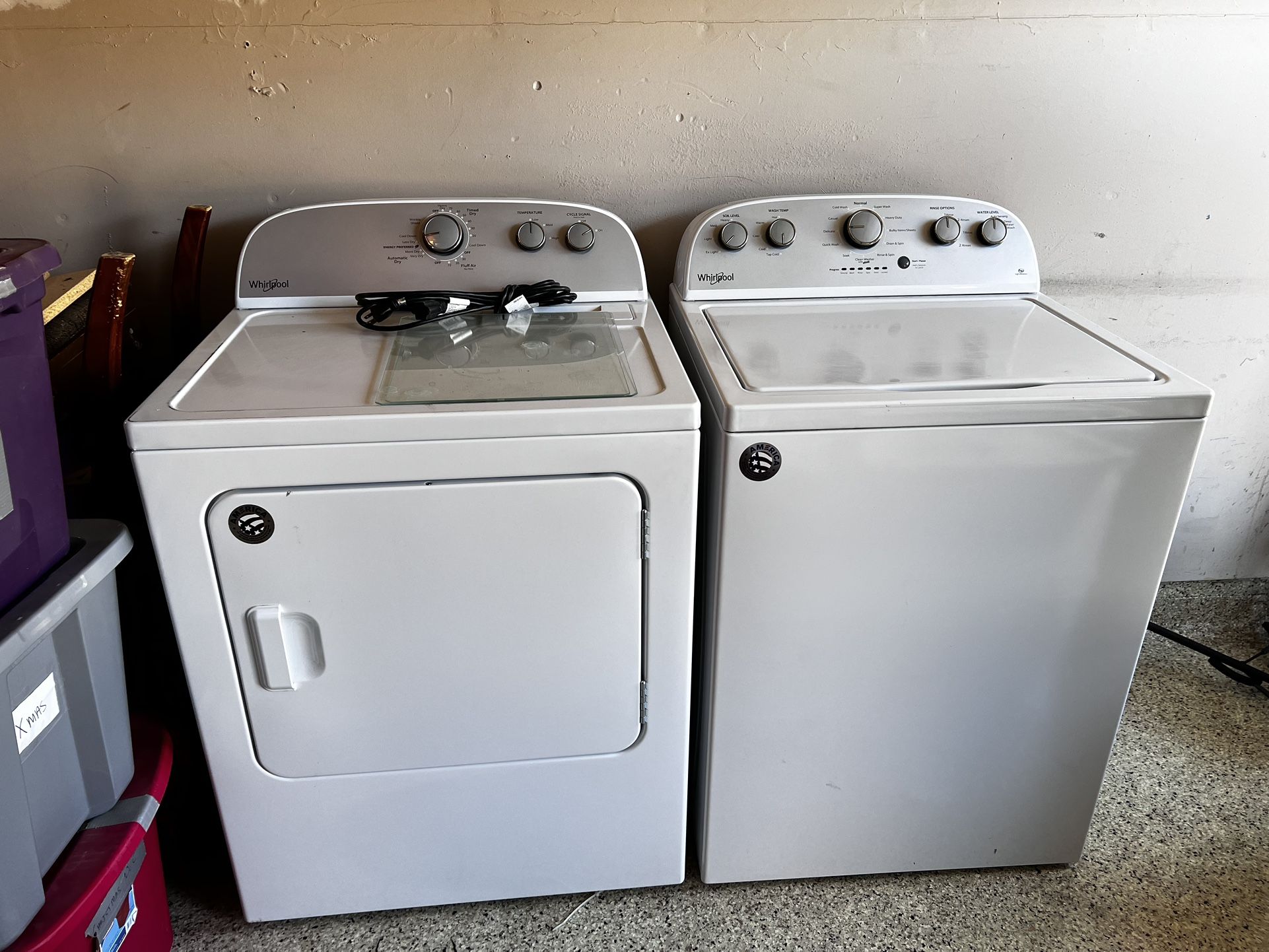 Whirlpool Electric Washer & Dryer for Sale in Bowie, MD OfferUp