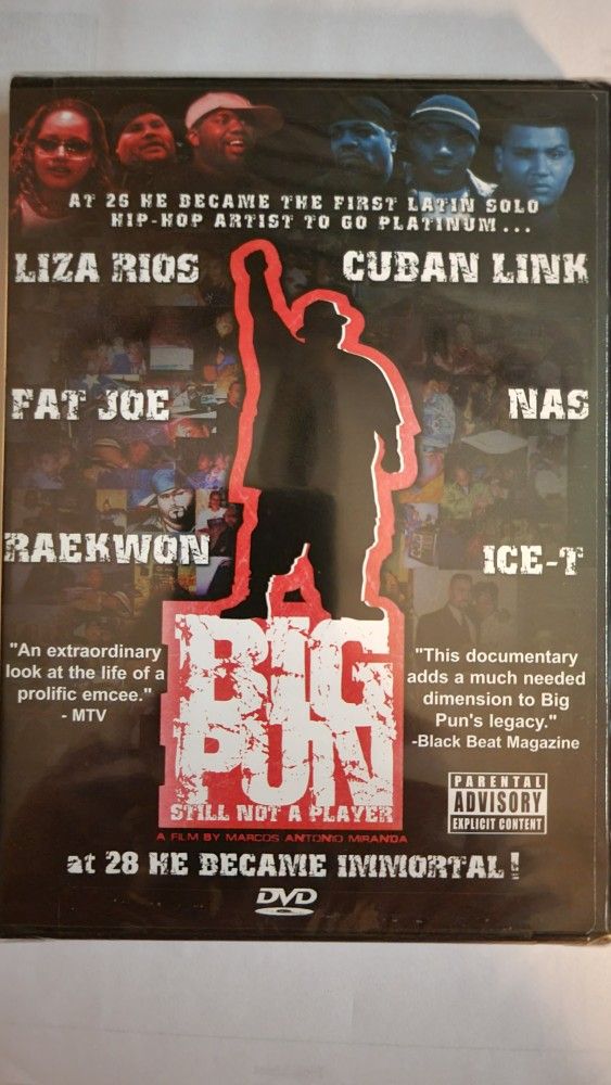 Big Pun: Still not a player (2002) dvd sealed 