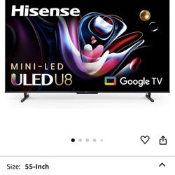 55” Inch Hisense Smart ULED -4K 