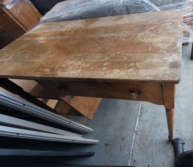 WOOD DESK $50