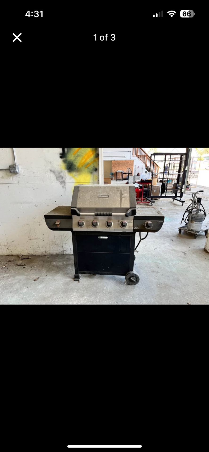 Brickmann Charcoal And Propane Grill