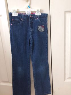 Girl size 6 Hello Kitty jeans