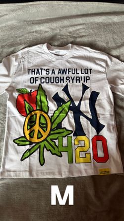 That’s a awful lot of cough syrup tee size medium