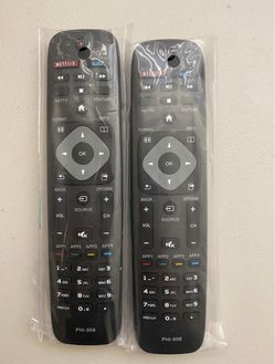 2 Pack Remote Control for Philips Smart TV