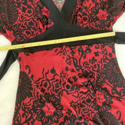 Red & Black Dress 