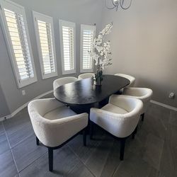 Dinning set 6 chairs