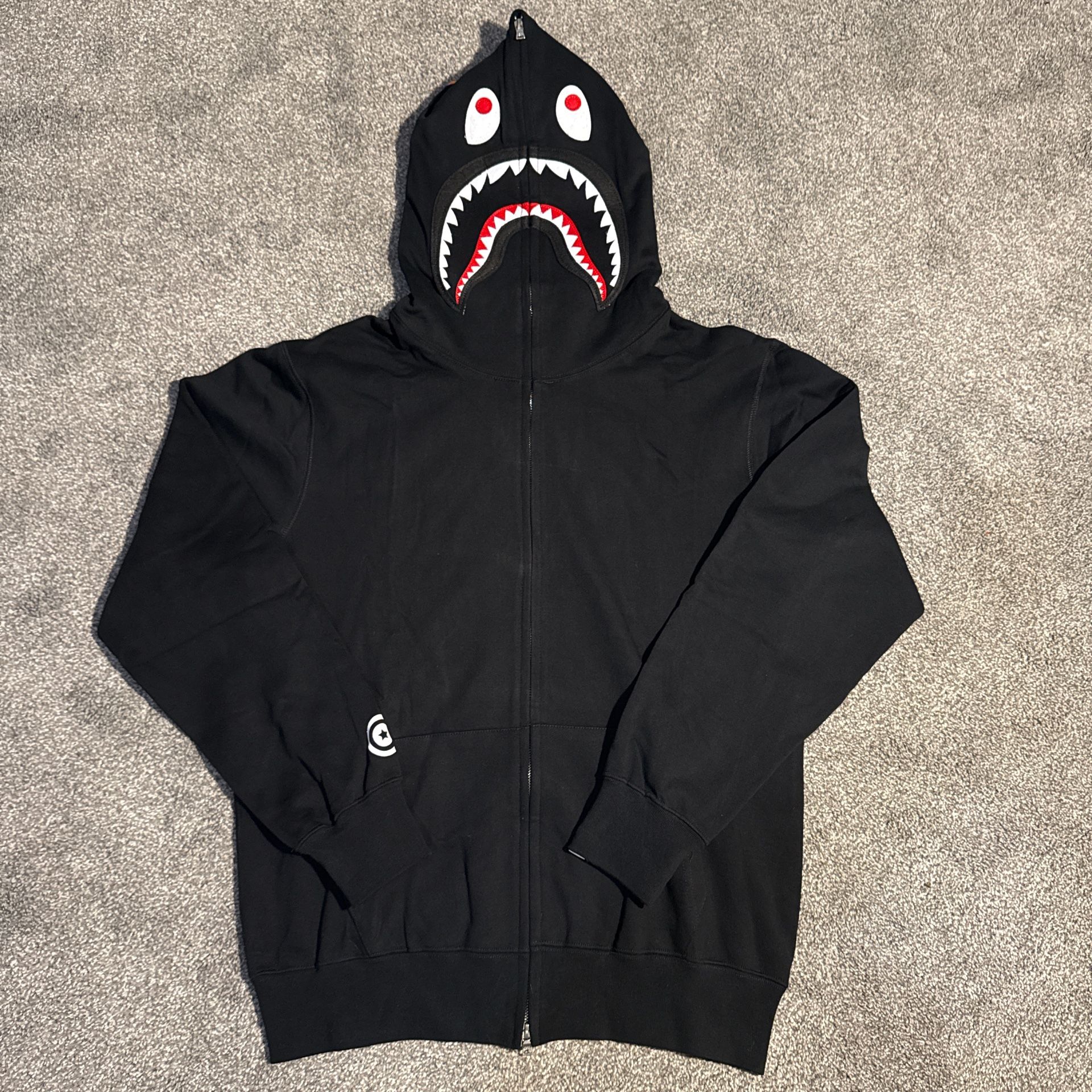All black Bape hoodie