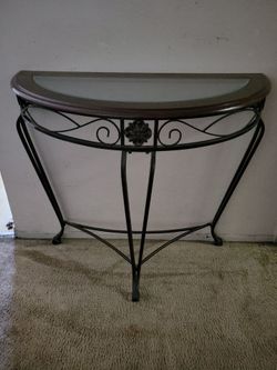 Half  moon table  in great condition
